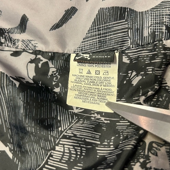 Oakley Women's Jacket Size Medium Black‎ Waist Tie Full Zip Hooded Coat - Picture 9 of 13